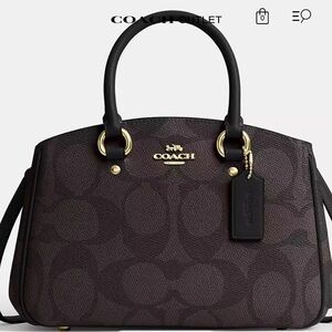 Coach Brown Satchel Signature Bag